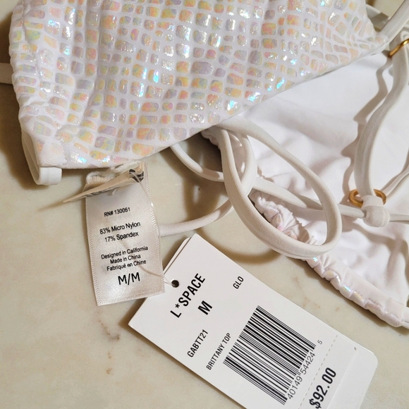 New L*space croc iridescent bikini M - Picture 4 of 8